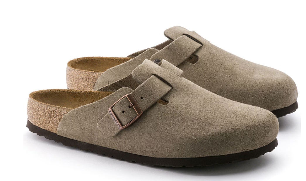 Birkenstock Boston Soft Footbed — Taupe