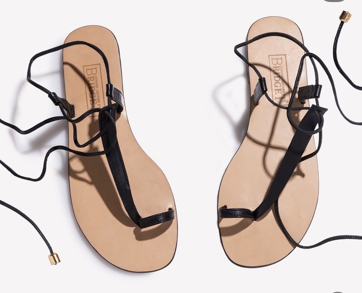 Bridgete Kay leather sandal in black
