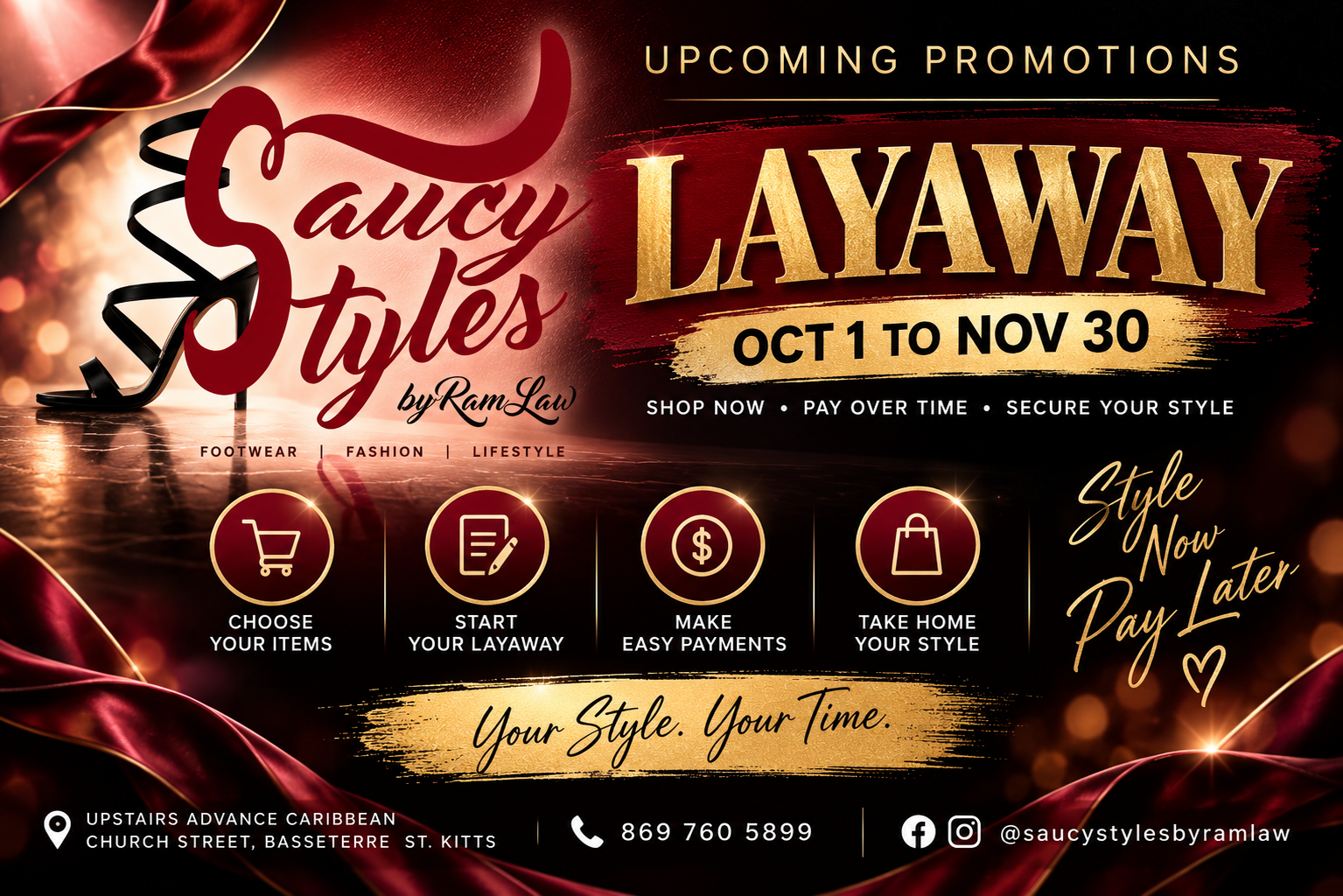 UPCOMING LAYAWAY PROMOTION