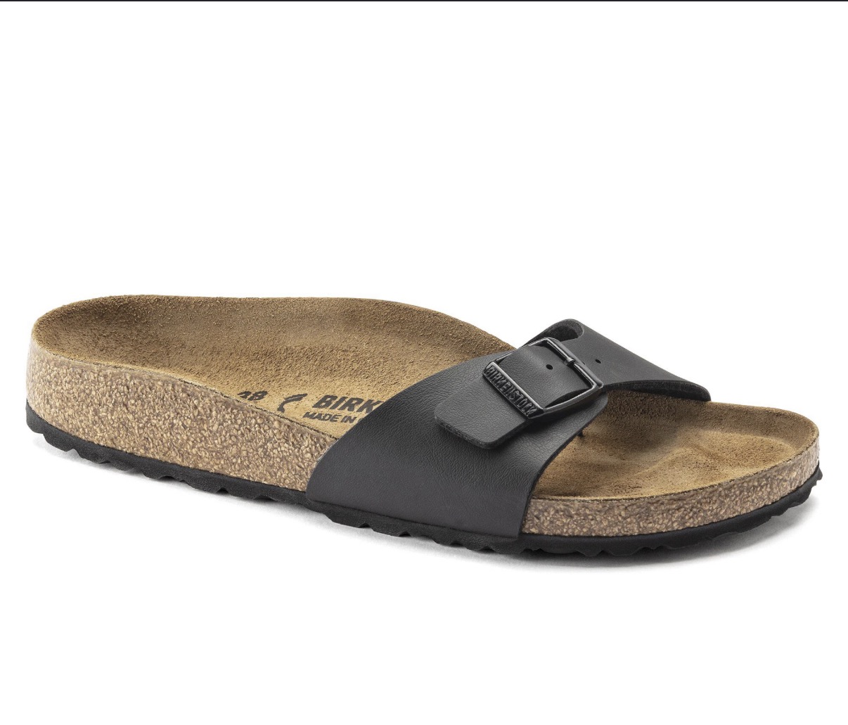 Birkenstock Madrid — Black in Black — SAUCY STYLES, Basseterre St Kitts